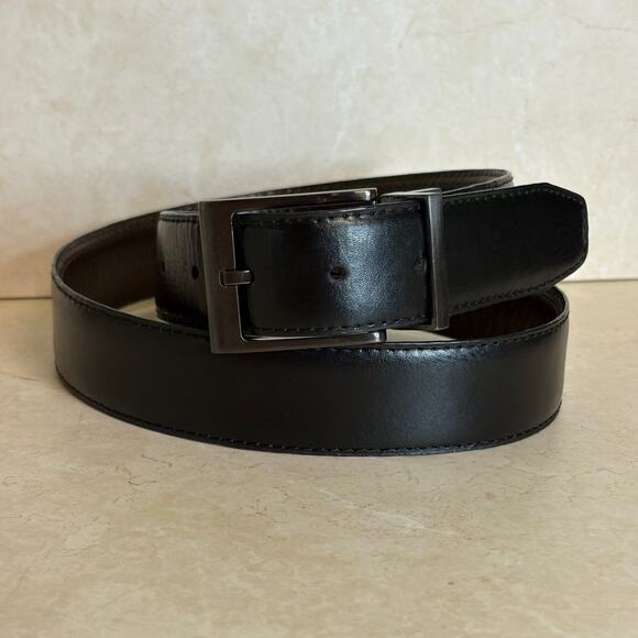 Genuine Dickies Leather Men's‎ Belt Black Size 36 90 Basic - Picture 1 of 7